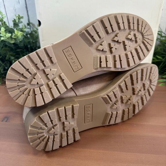 Esprit Women's Sutton Lug Sole Boots Size 11 - Picture 8 of 9